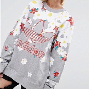 adidas Originals x Pharrell Williams Floral Crewneck Sweater - Size L